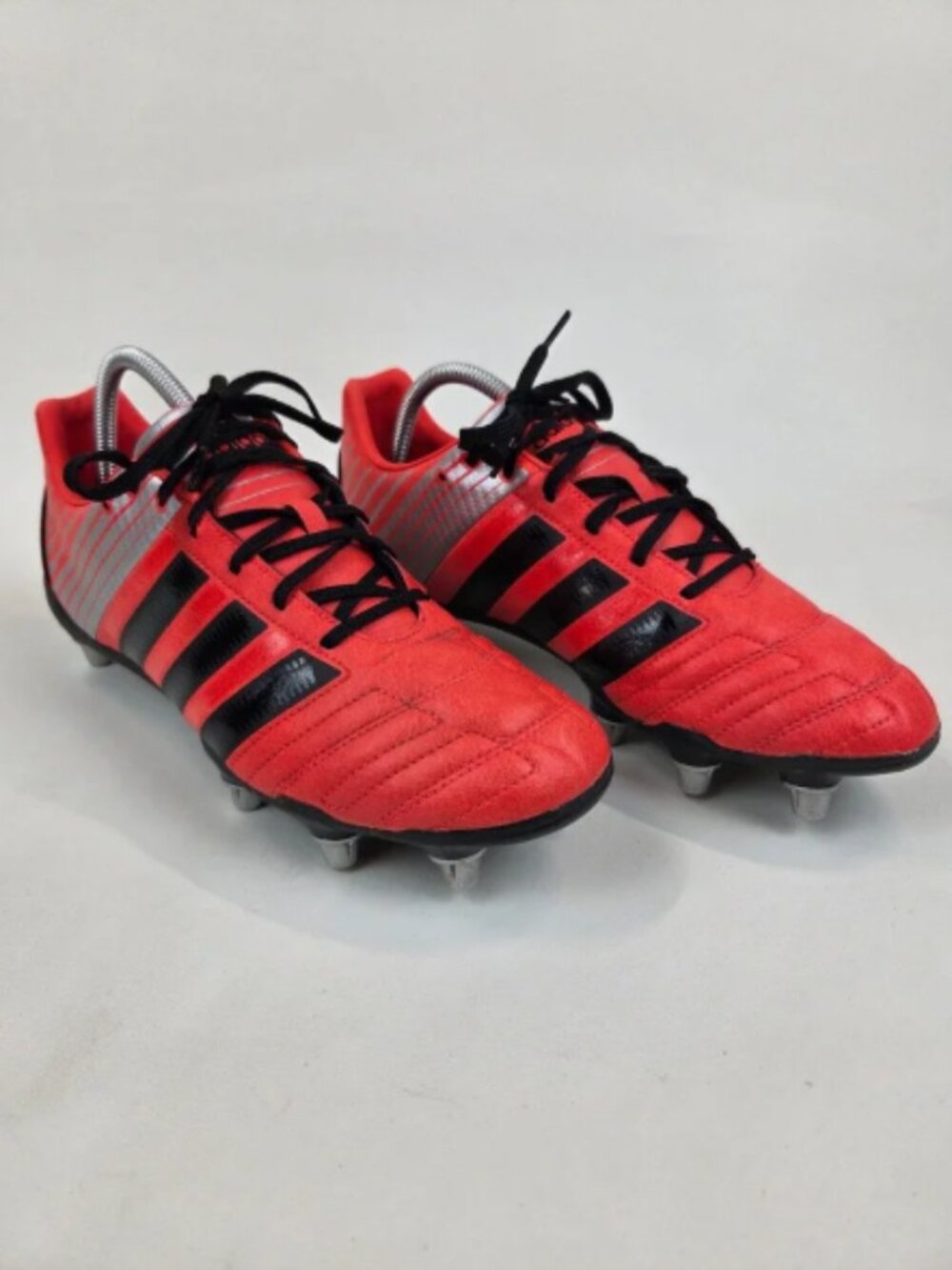 Adidas Predator Incurza SG Rugby Boots Mens Sz 10 Red Black Silver Cleats